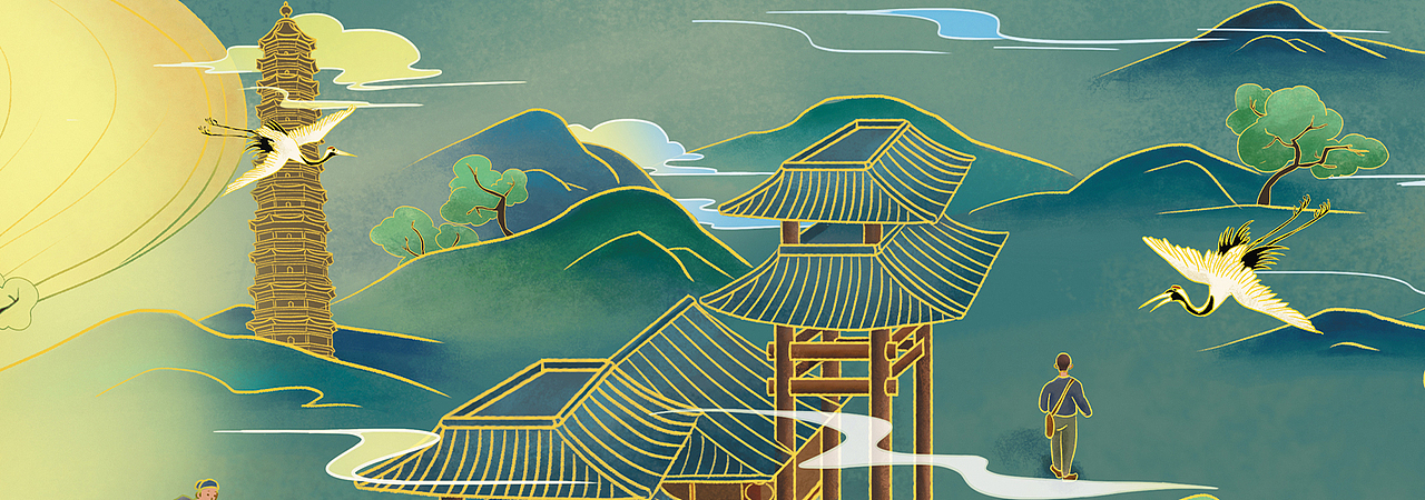 大河上下五千年|河南|黄河文化|插画（图ZMjYwMzU0ODA0） - 商业插画 - 站酷设计师里牙原创素材 - 站酷ZCOOL