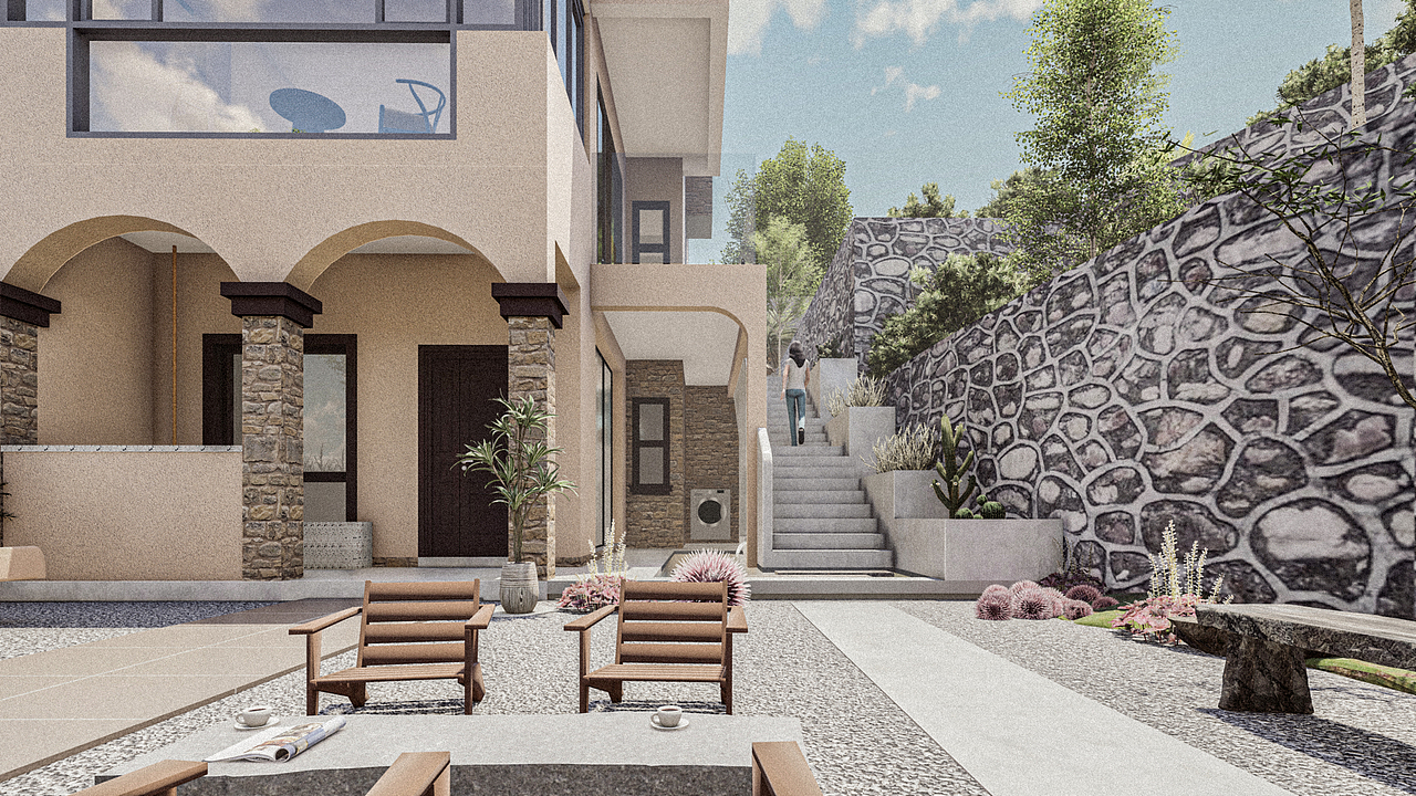 2020年偏侘寂风的民宿设计——春野