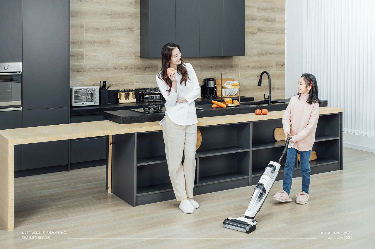 小家电类目摄影丨探享家洗地机 × 梨涡