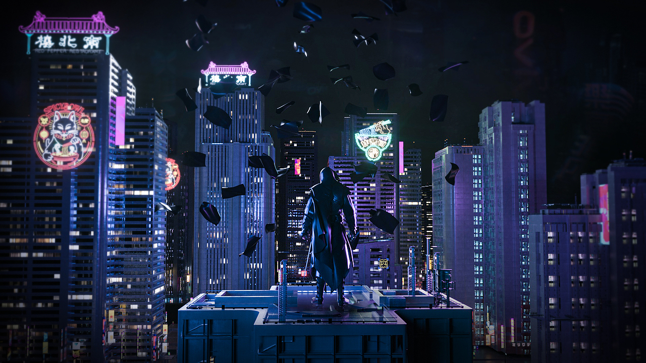 賽博朋克（圖ZMjU3NzQ5MTA0） - 場(chǎng)景 - 站酷設(shè)計(jì)師阿凸不禿原創(chuàng)素材 - 站酷ZCOOL