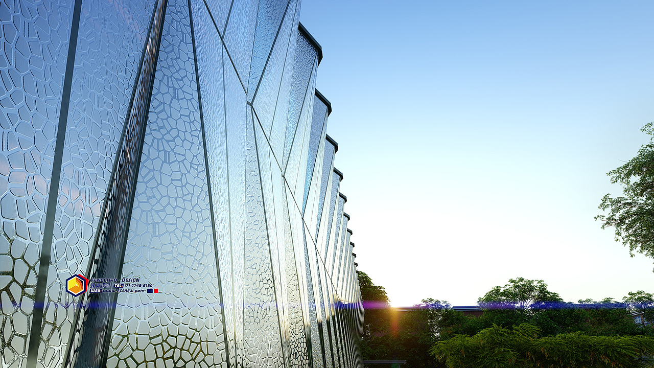 蜂巢设计 金茂府 建筑动画