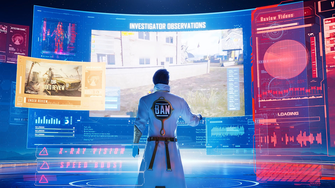 BAN!PUBG MOBILE金牌巡查员