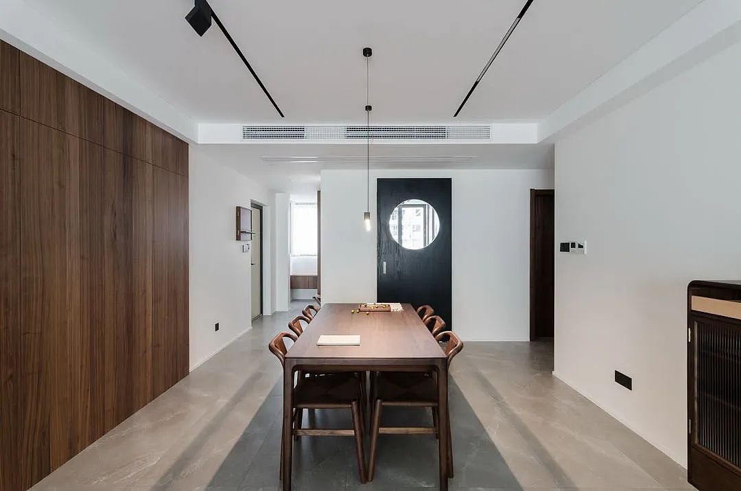 三口之家的164㎡,当简约遇上新中式这房子可以打满分