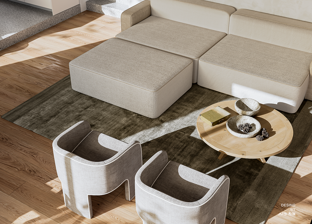 室内场景渲染（图ZMzU1MjgyNDc2） - 建筑/空间 - 站酷设计师ALLBLUE熬饼原创素材 - 站酷ZCOOL