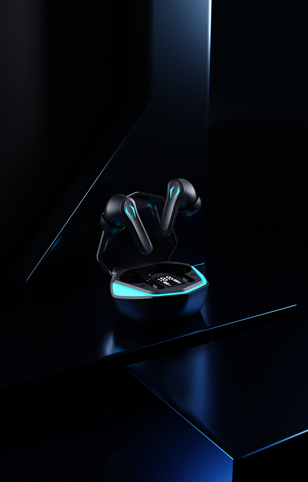 3C数码耳机建模渲染