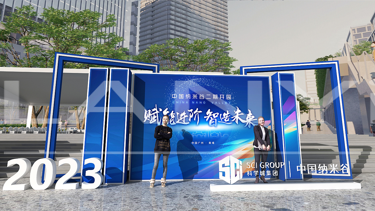 三维设计|科技风开园活动，效果相当哇塞！