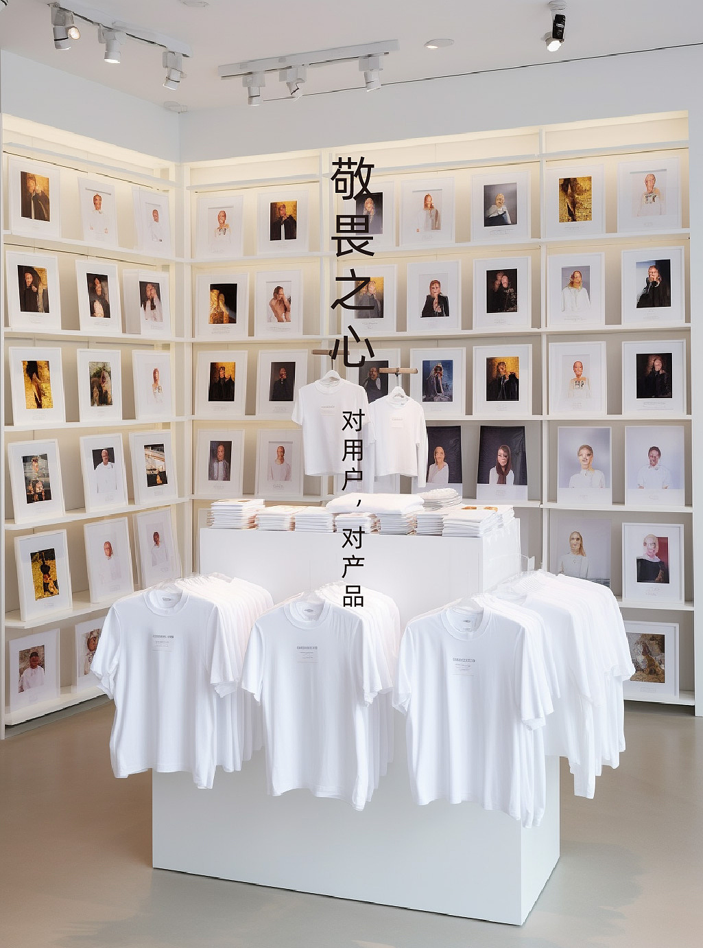 小白T 详情页（全用midjourney生成）