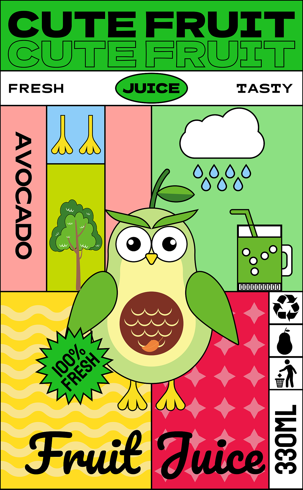 水果與動(dòng)物的碰撞（圖ZMzIzODM0MjI0） - 商業(yè)插畫 - 站酷設(shè)計(jì)師呂大航原創(chuàng)素材 - 站酷ZCOOL