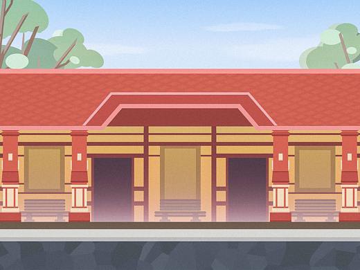 泰国旅行插画
