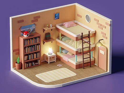 Blender小场景建模渲染练习