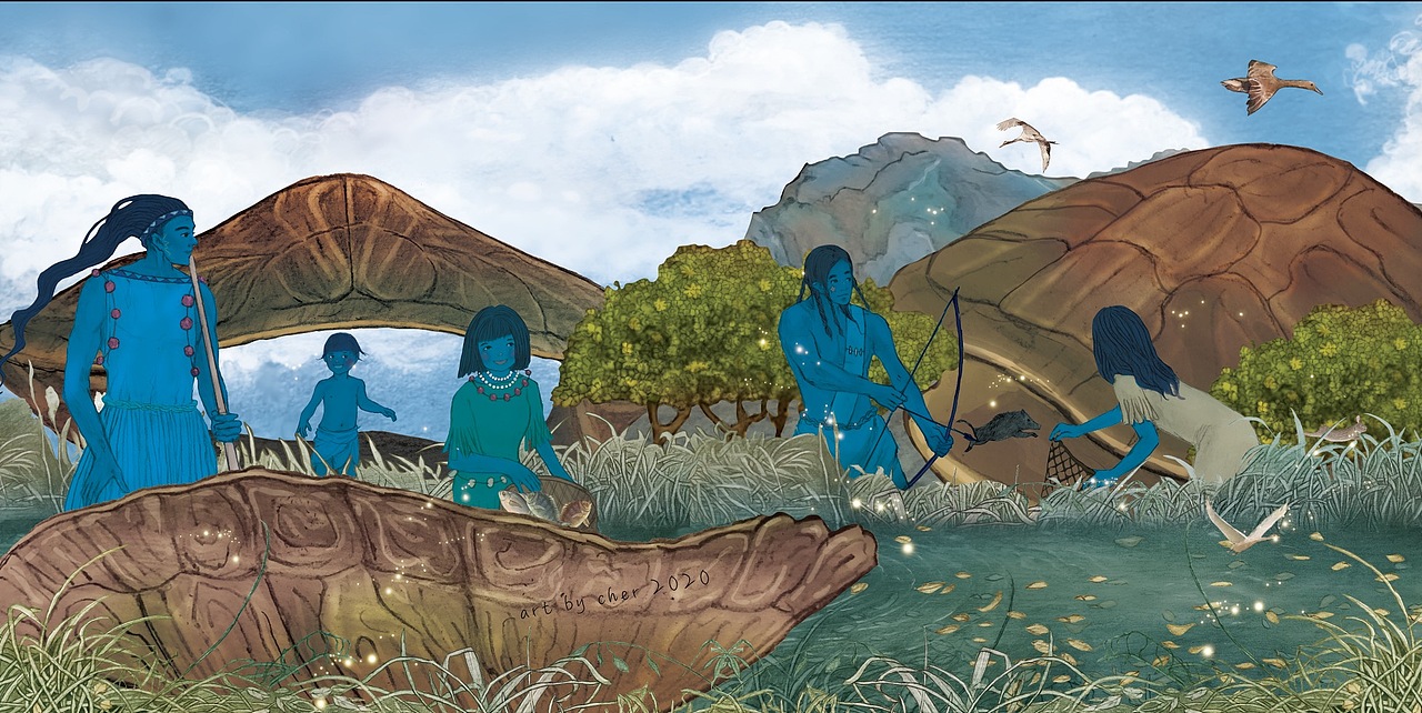 巨人的故事|插画|绘本|胖蛇cher_原创作品-站酷zcool