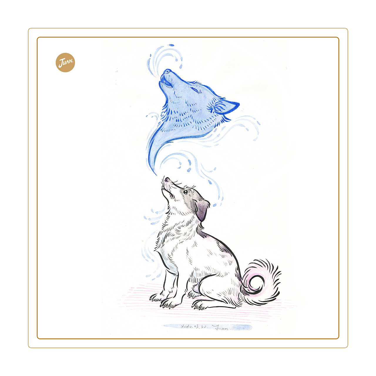 宠物速写（图ZMjA0Mzc2MjY4） - 创作习作 - 站酷设计师刘晓娟JUAN原创素材 - 站酷ZCOOL