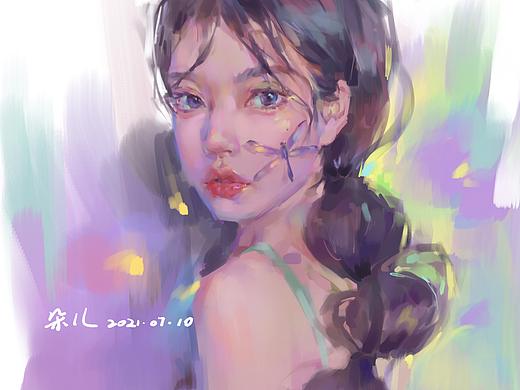 板繪厚涂練習(xí)（個人主頁-ZNTM5MDc4NDg=） - 藝術(shù)插畫 - 站酷設(shè)計師朵兒DUOR原創(chuàng)素材 - 站酷ZCOOL