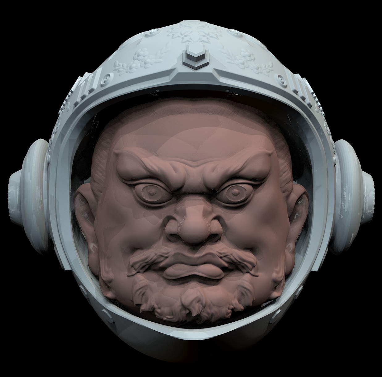 雕塑｜《风调雨顺-四大天王》局部，详见主页（图ZMzYyNjUzNTU2） - 雕塑 - 站酷设计师周章雕塑原创素材 - 站酷ZCOOL