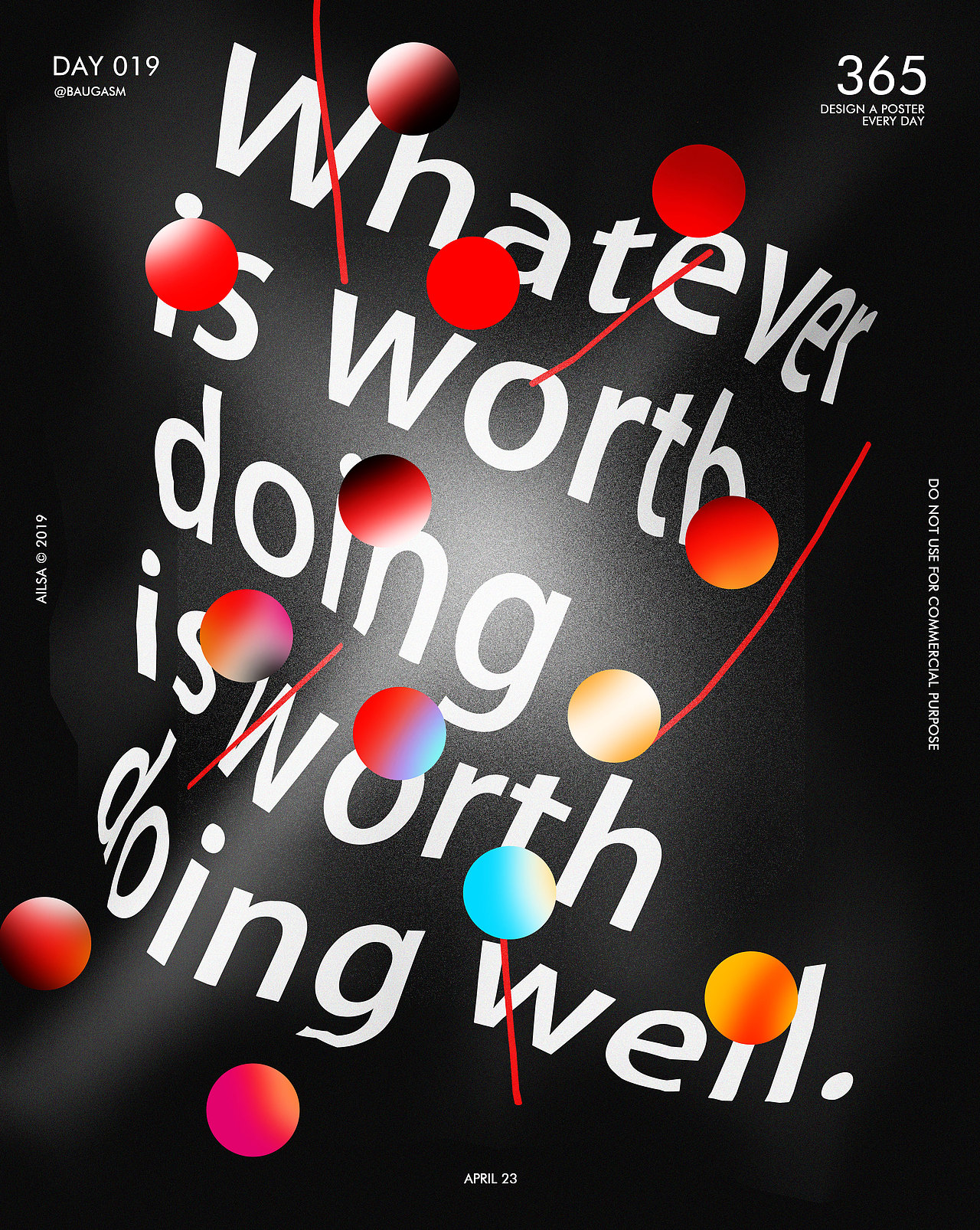 baugas练习海报设计