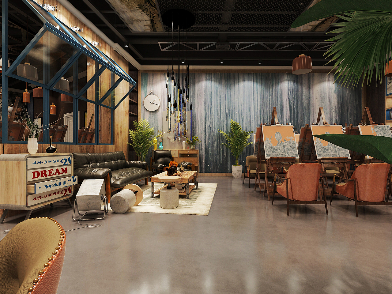 慢绘静享艺术空间|空间|家装设计|三人行空间设计_原创作品-站酷zcool