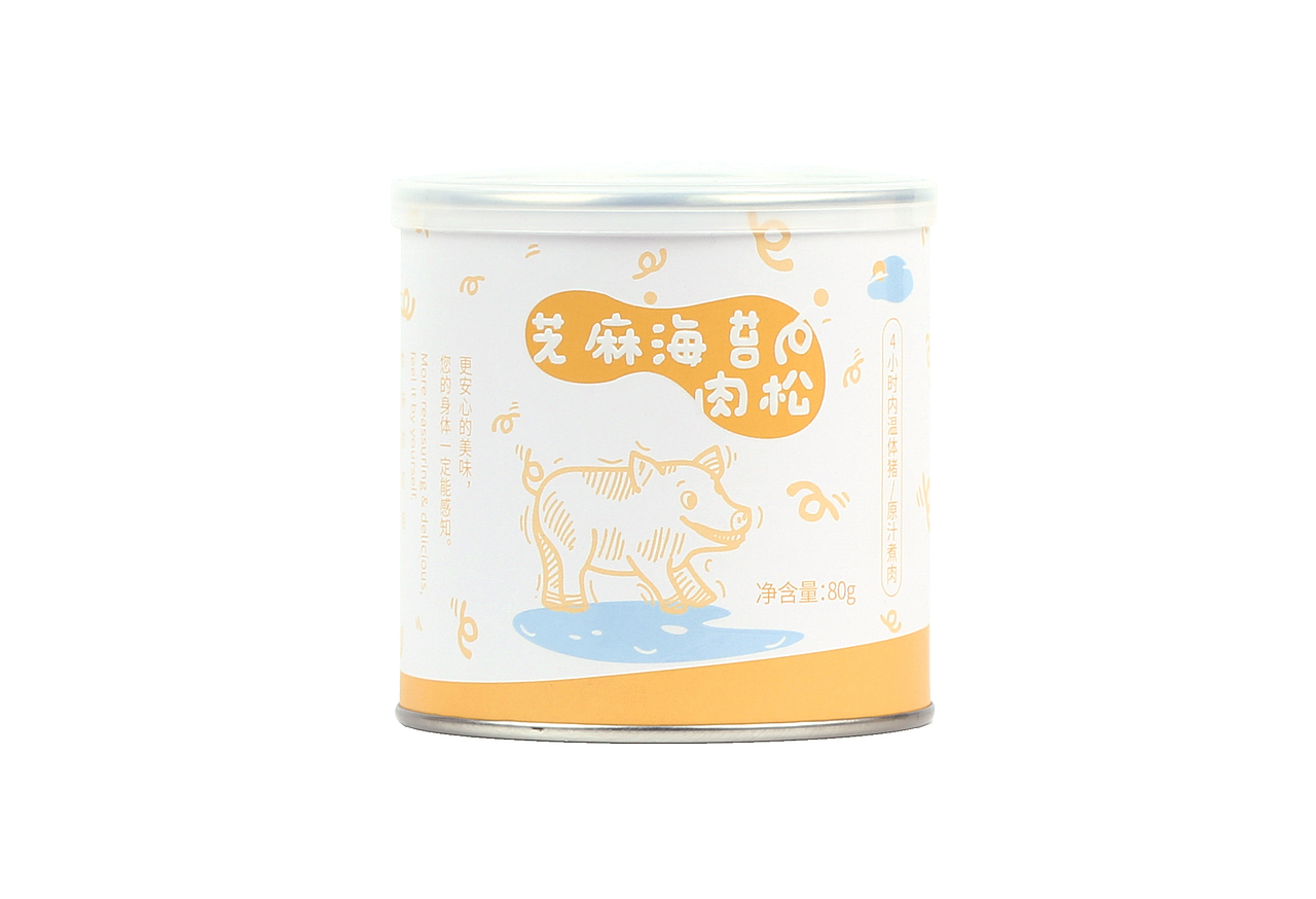 芝麻海苔肉松包装