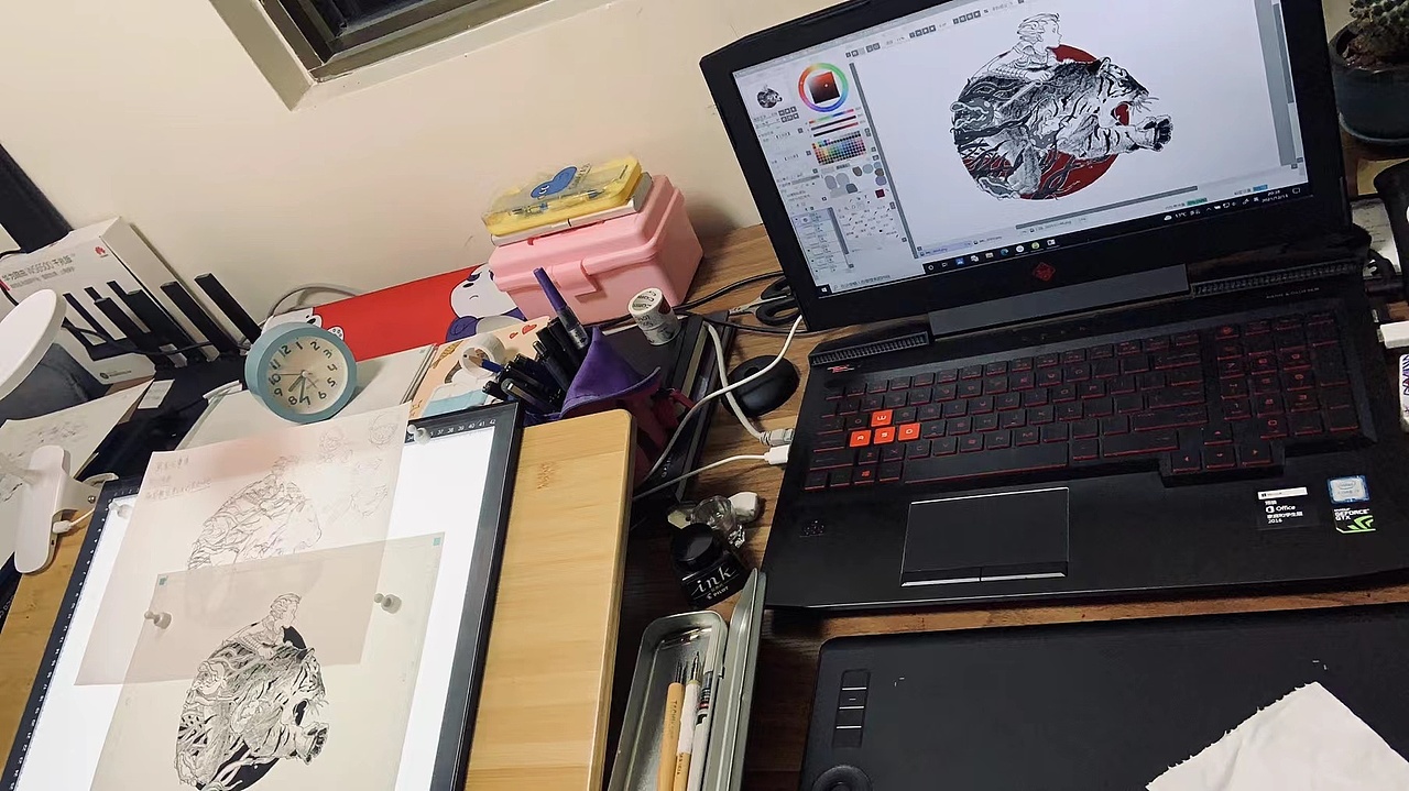 黑白插画创作练习（图ZMjgxNDYwNDI4） - 创作习作 - 站酷设计师李安朔原创素材 - 站酷ZCOOL