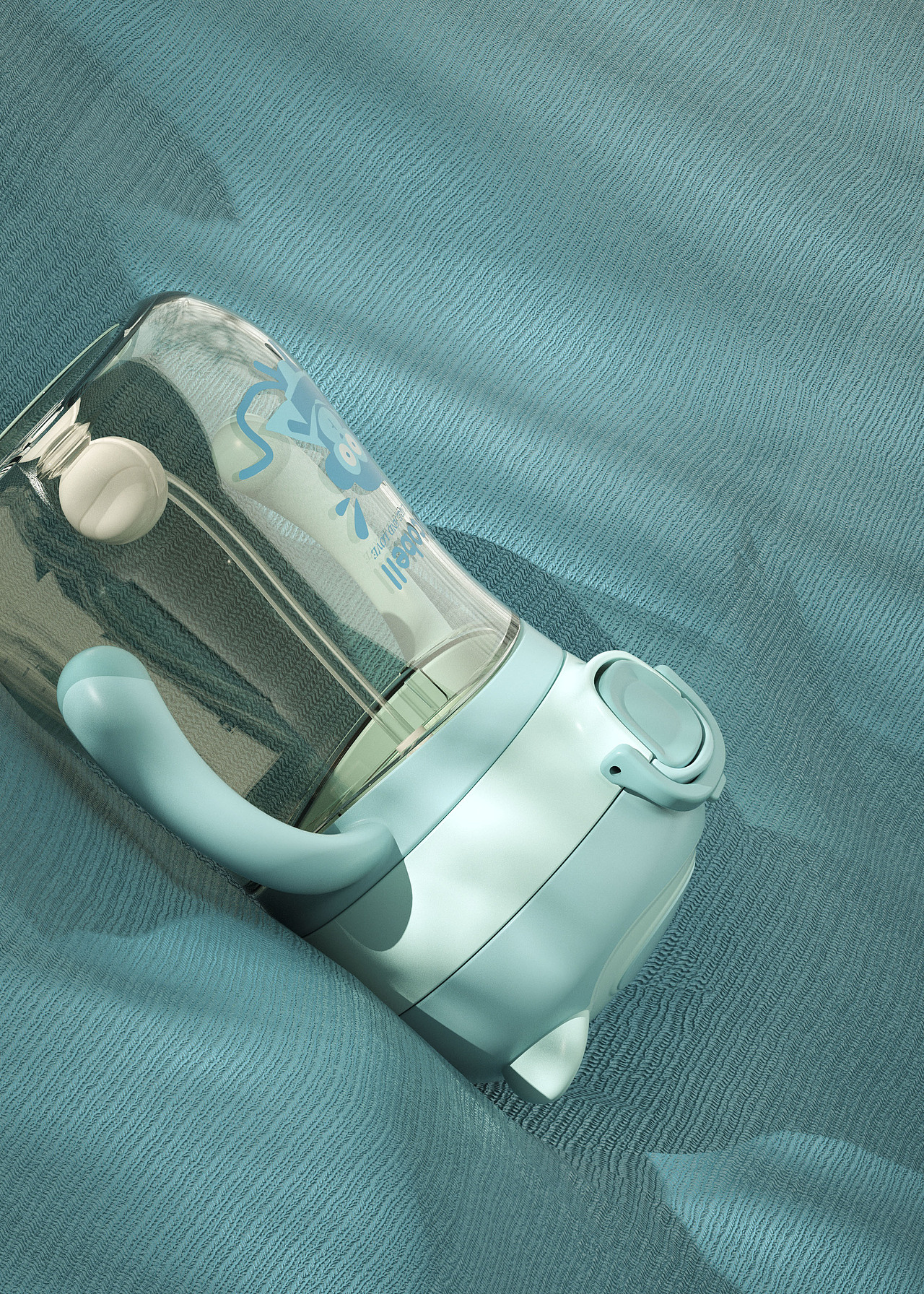 【母婴用品】Dicobell新款乖乖猴弹跳水杯详情设计