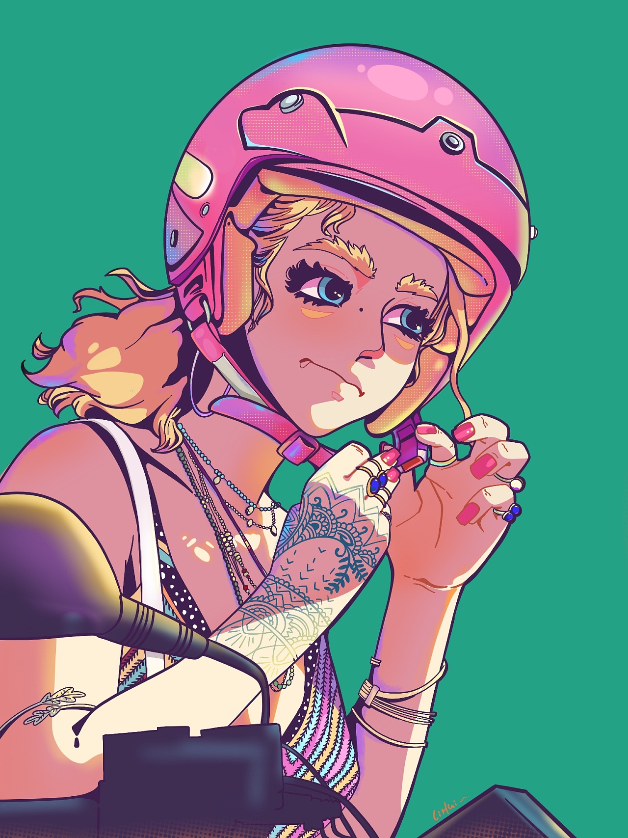 人物-少女[z女粉]|插画|创作习作|铜豌豆001 - 原创作品 - 站酷