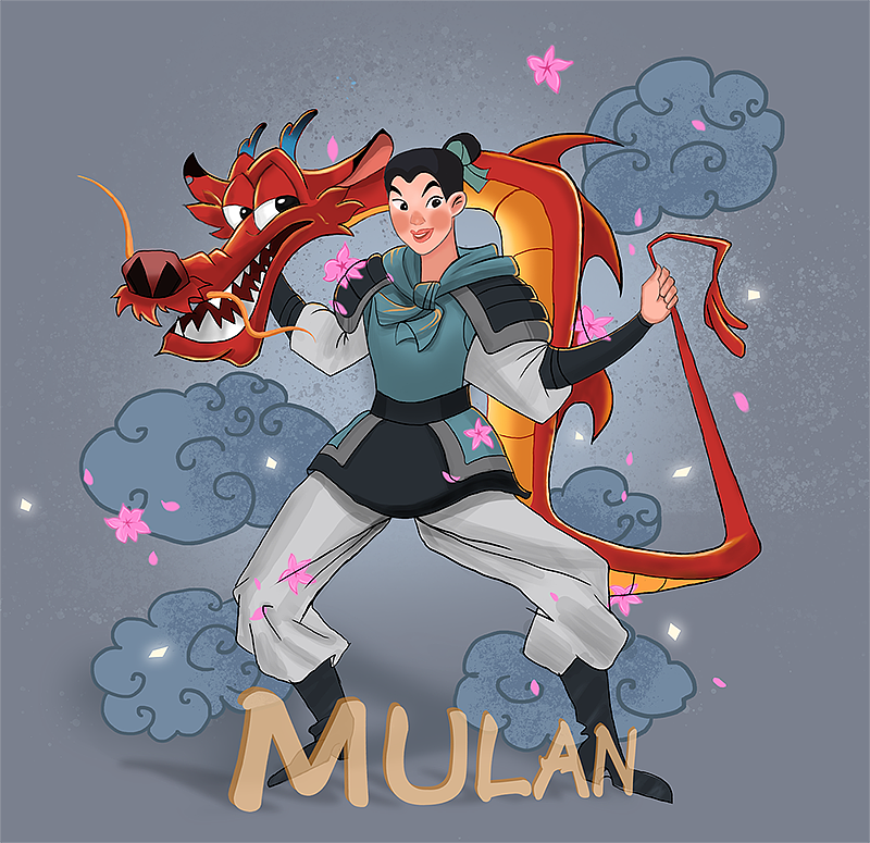 花木蘭（圖ZMjMxNzMzNjI4） - 概念設(shè)定 - 站酷設(shè)計(jì)師ivy129123原創(chuàng)素材 - 站酷ZCOOL