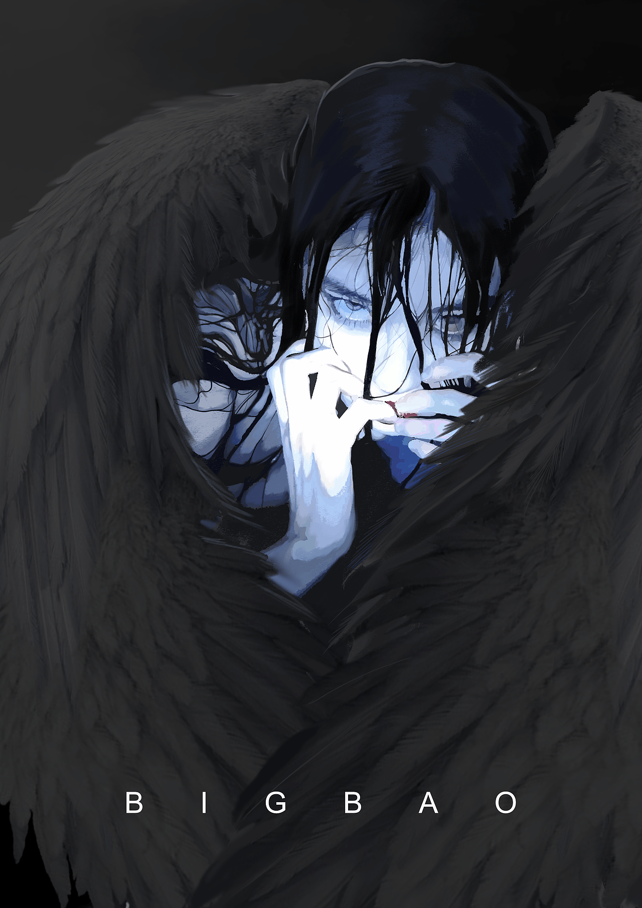 [板绘]Fallen Angel（图ZMjgxNTc3ODE2） - 商业插画 - 站酷设计师Bigbig宝原创素材 - 站酷ZCOOL