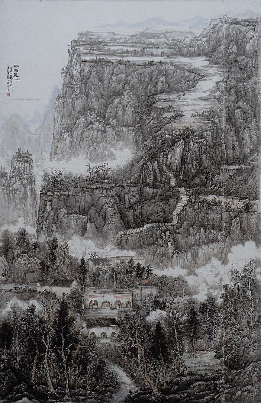 17级中国画专业毕业生作品展(易斯顿美术学院)