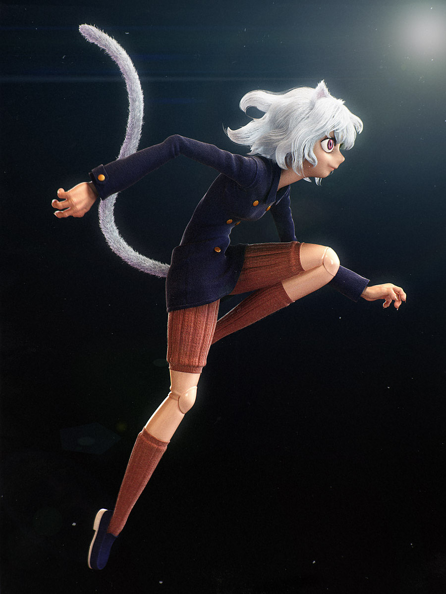 Neferpitou-尼飞彼特 渲染图（图ZMTg1MDU2MzY=） - 动画/影视 - 站酷设计师lambert_chen原创素材 - 站酷ZCOOL