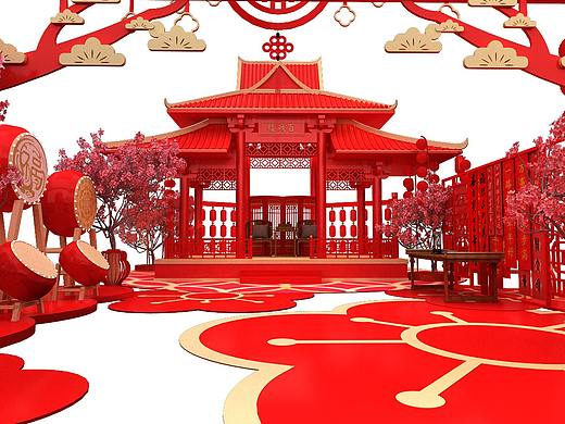 西安咸阳万象城 万鼓迎春春节包装