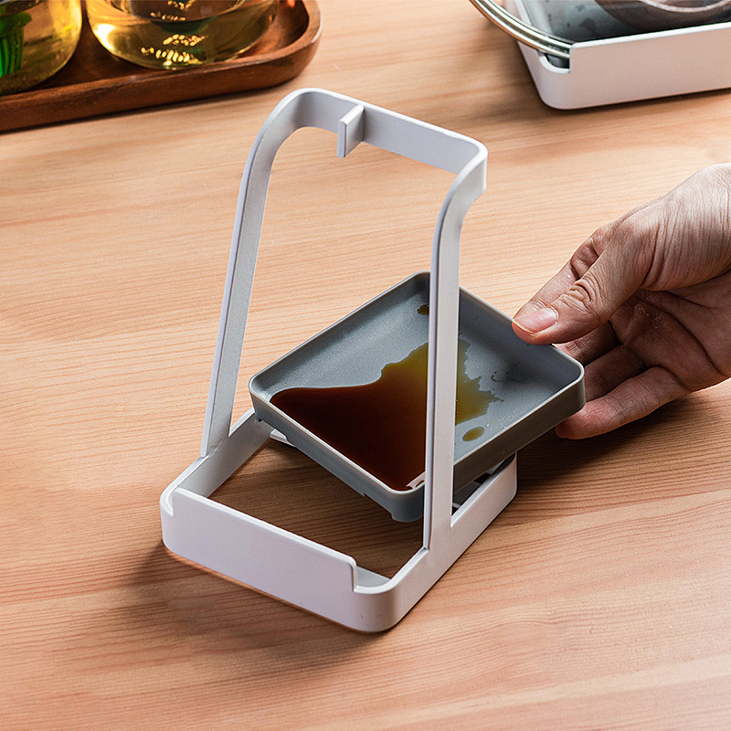 锅盖架厨房放锅置物架汤勺架沥水托盘电商摄影产品摄影