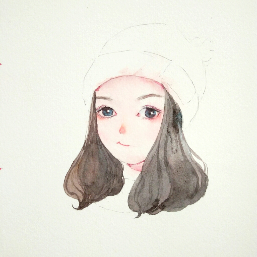 水彩卡通肖像过程（图ZNjk0MDUzNjg=） - 商业插画 - 站酷设计师木樨summer原创素材 - 站酷ZCOOL