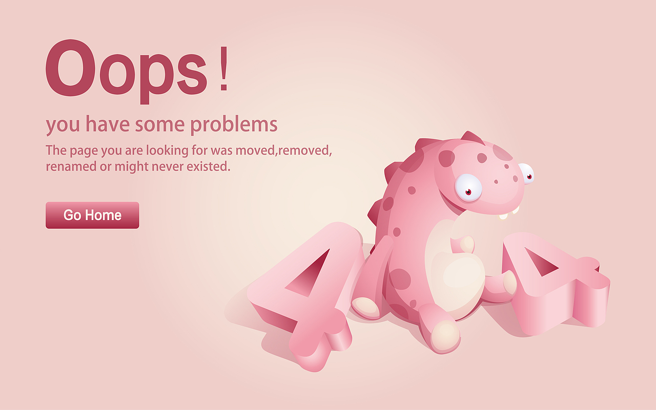 404页面（图ZNTQ0ODI4MjQ=） - 其他UI - 站酷设计师喵喵爱吃食人鱼原创素材 - 站酷ZCOOL
