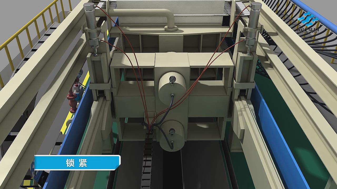 压滤机三维动画视频机械产品动画制作工艺流程动画制作