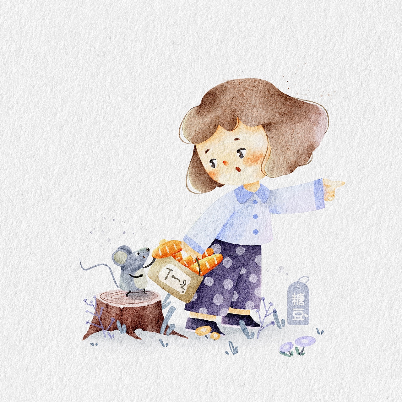 iPad水彩小场景（图ZMjk5Mzg4OTA4） - 儿童插画 - 站酷设计师糖豆LT原创素材 - 站酷ZCOOL