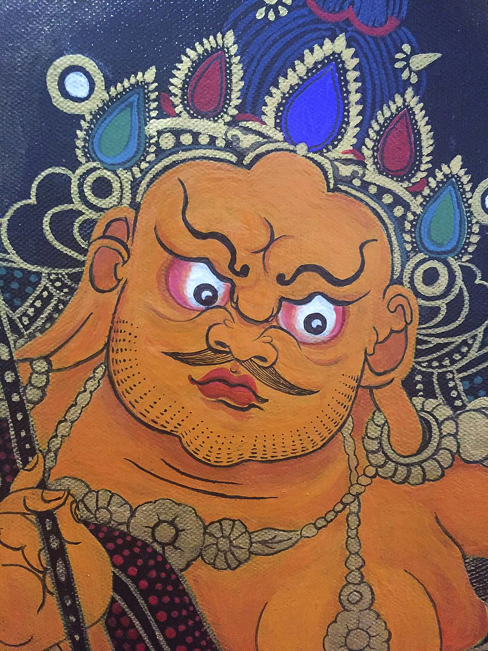 一幅不正规唐卡画（图ZMzk5Nzg5NDg=） - 商业插画 - 站酷设计师菇王zy原创素材 - 站酷ZCOOL