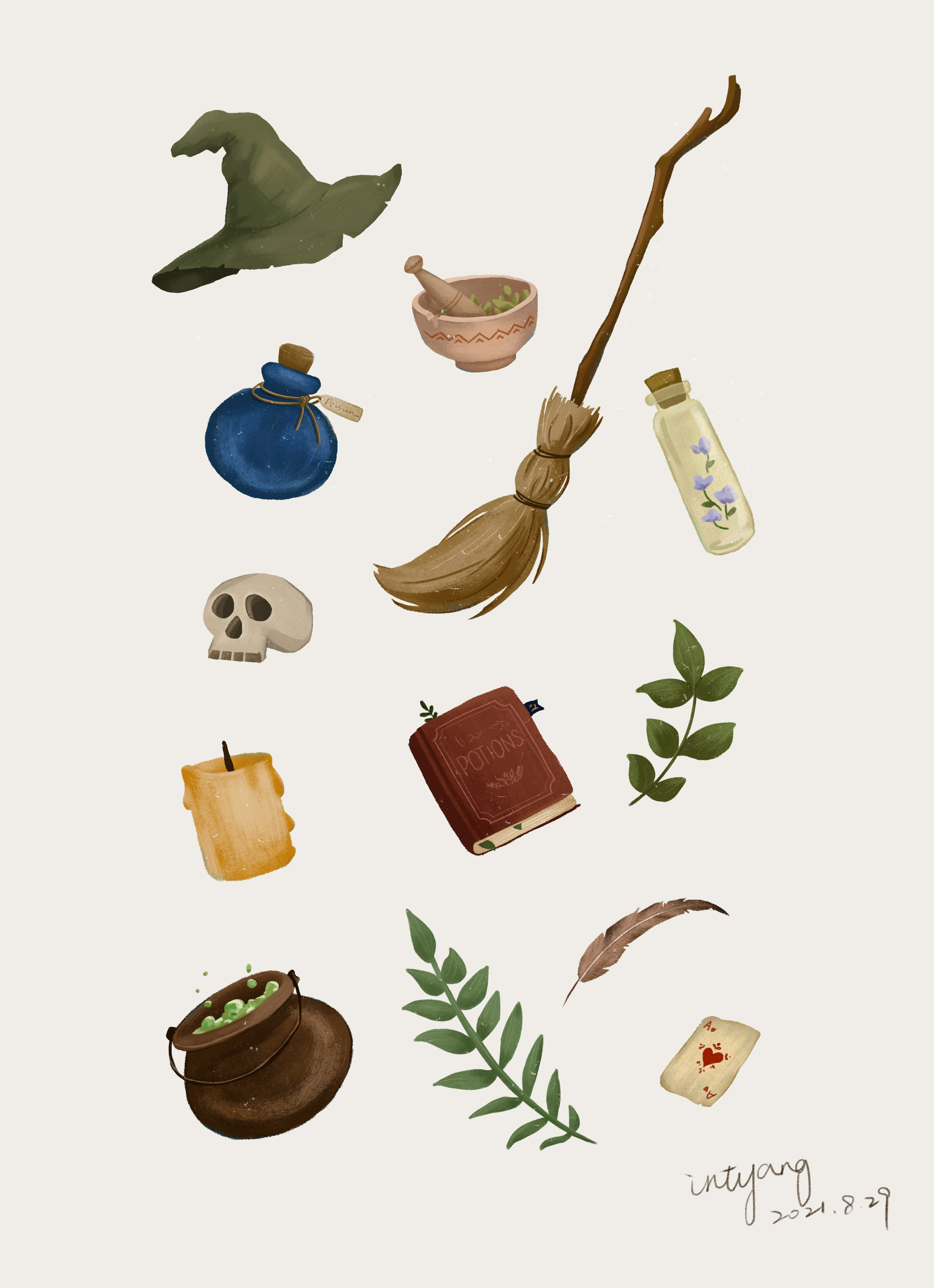 小物件插画练习