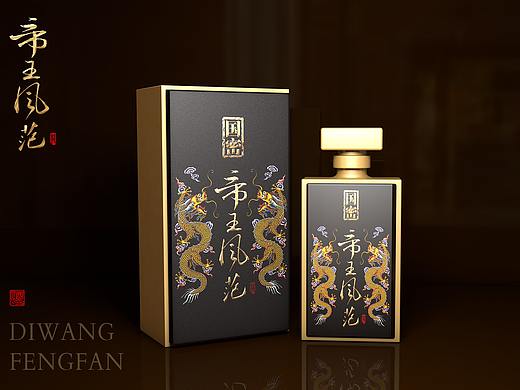 帝王风范酒包装