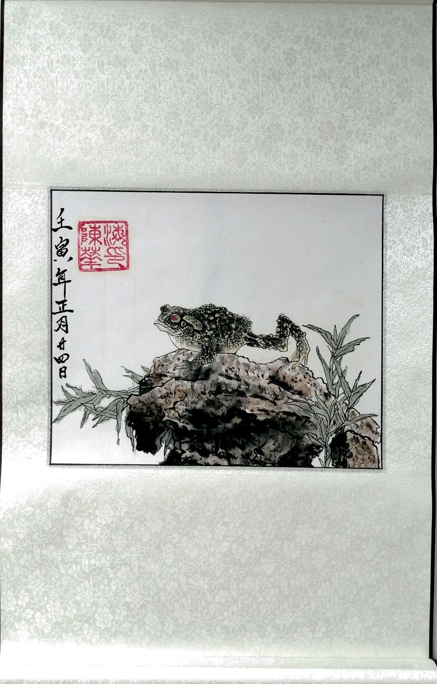 国画蟾蜍（图ZMzE4MDM2NTg4） - 绘画 - 站酷设计师水墨陈海华原创素材 - 站酷ZCOOL