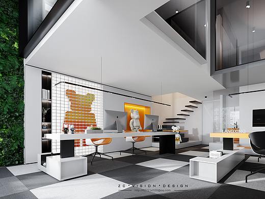 暴力熊办公空间表现