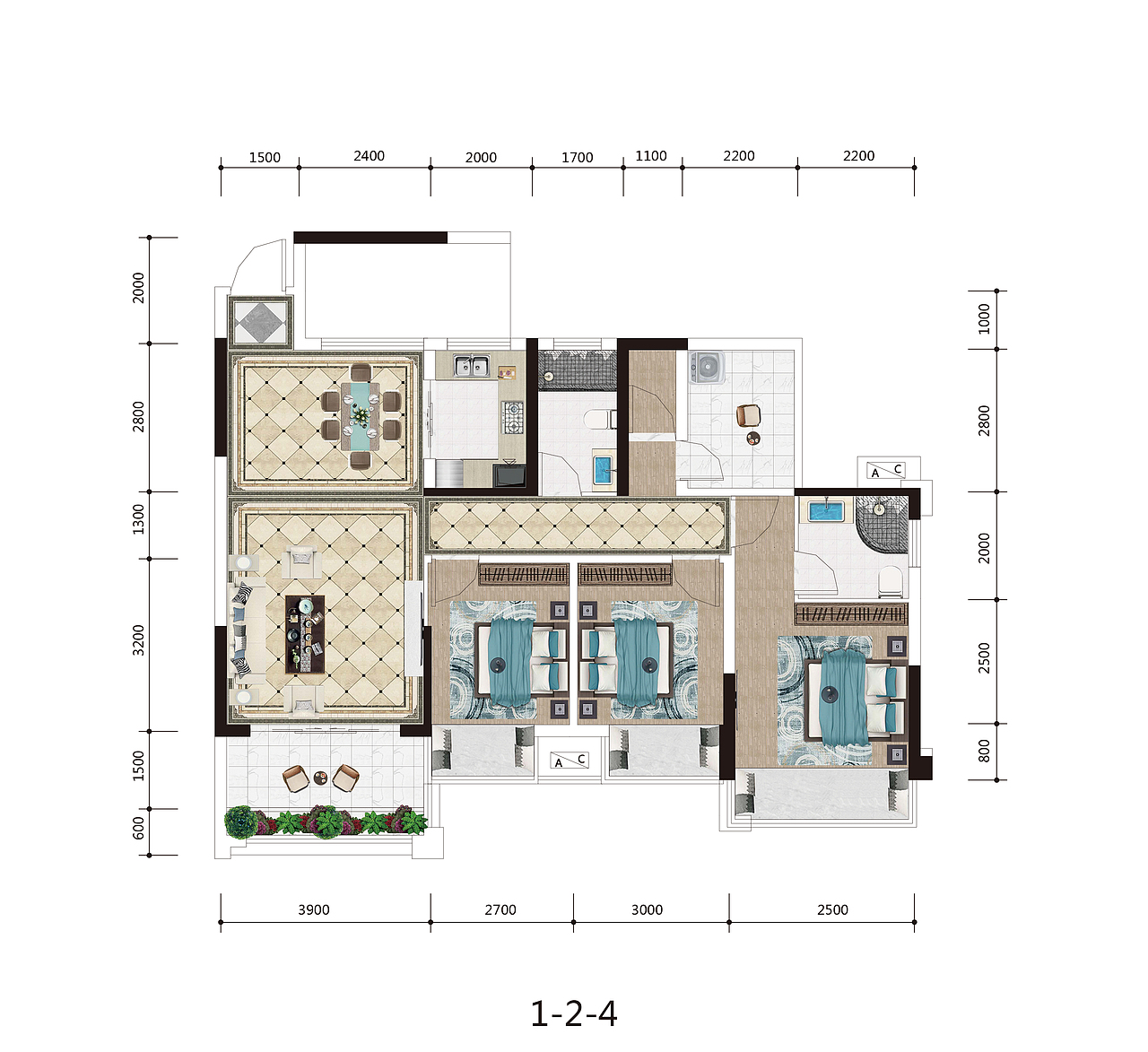 户型渲染（图ZMjA0MzA1NzQw） - 其他平面 - 站酷设计师浮梦丶挽歌原创素材 - 站酷ZCOOL