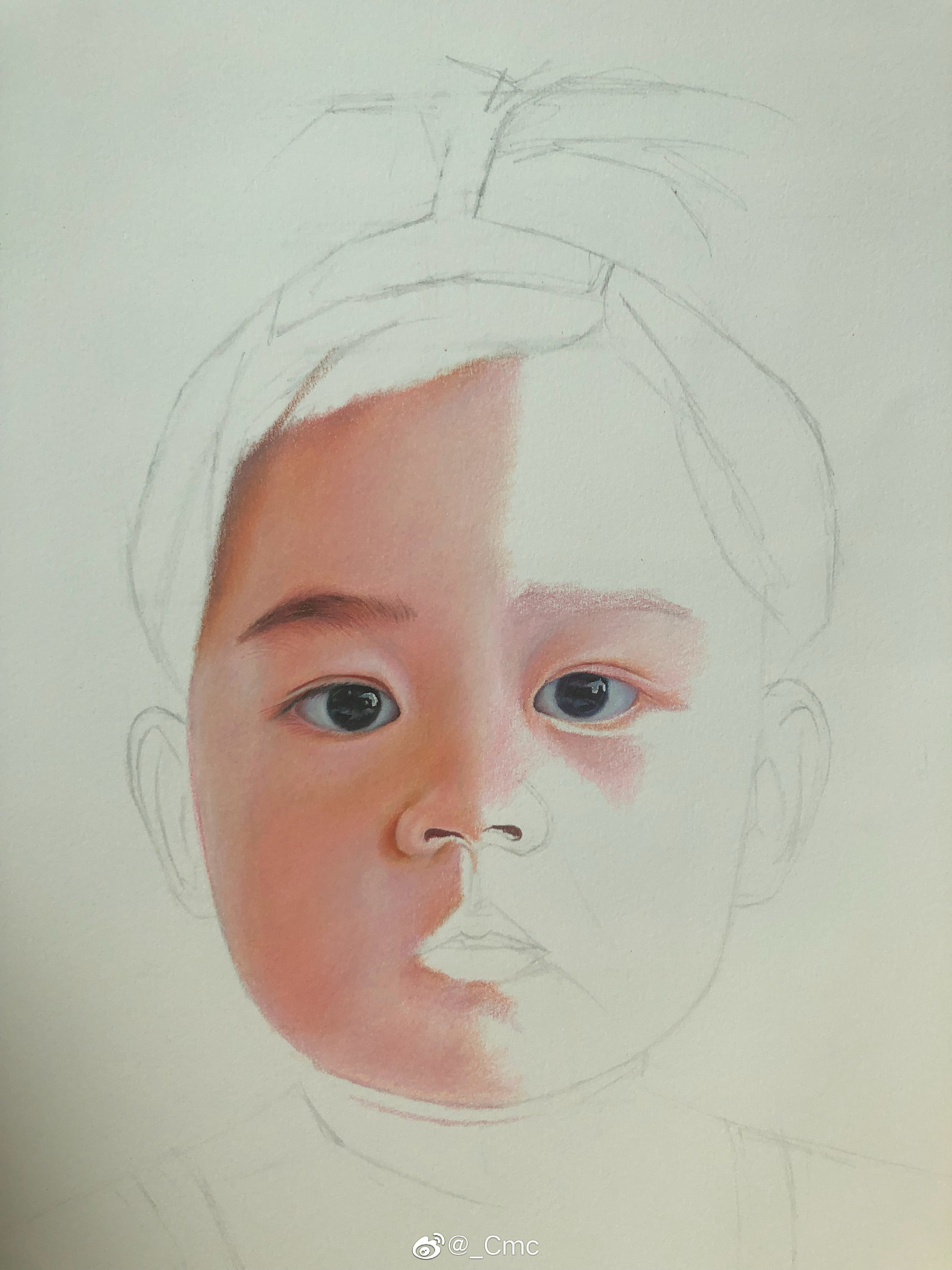 彩铅小男孩|纯艺术|绘画|cmccccccccc - 原创作品 - 站酷 (zcool)