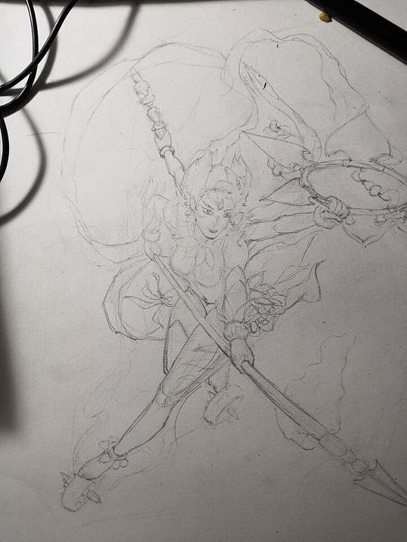 【临摹】哪吒三公主