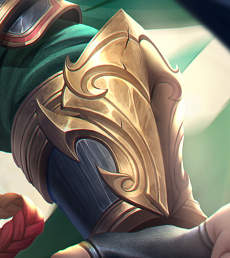 为游戏《三国杀OL》创作的角色插图-徐盛