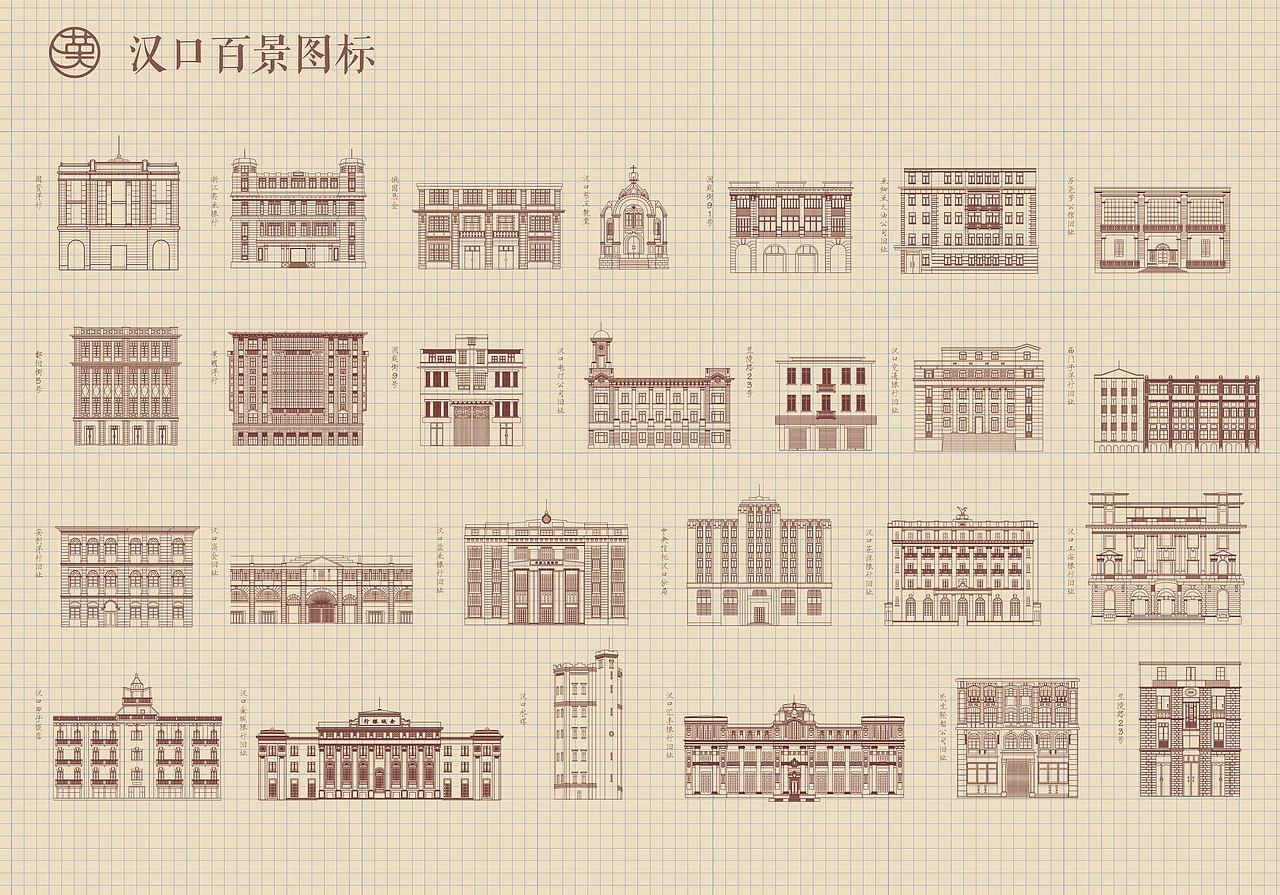 武汉老汉口（十里洋场）视觉设计（图ZMjUwODU1NzY0） - 信息图表 - 站酷设计师吴尧文化原创素材 - 站酷ZCOOL