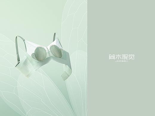 女士内衣摄影丨简木视觉 蕾丝文胸内裤 产品创意摄影