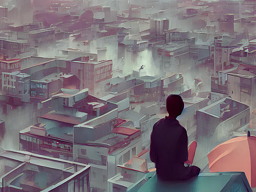 #AI创作实验室#下雨天