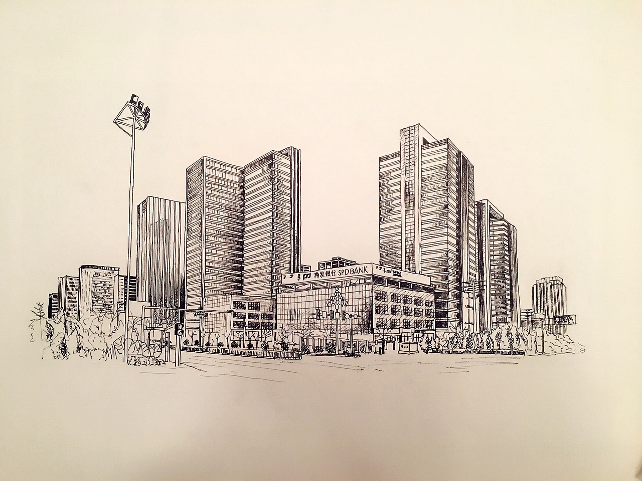 《我的家鄉(xiāng)-新東勝》（圖ZODMwMTkxNzI=） - 繪畫 - 站酷設(shè)計(jì)師完美MCL原創(chuàng)素材 - 站酷ZCOOL