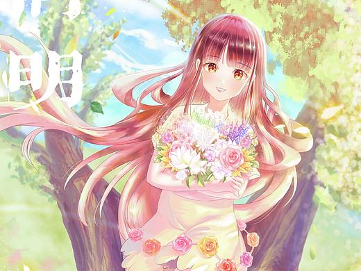 踏青（個(gè)人主頁(yè)-ZNTE3ODU3MTI=） - 藝術(shù)插畫(huà) - 站酷設(shè)計(jì)師白魂小白_Spirit原創(chuàng)素材 - 站酷ZCOOL