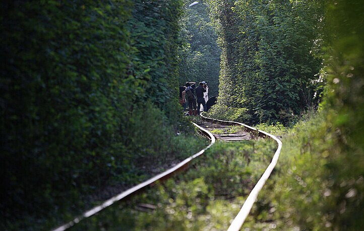 假装在欧洲 | 西安小清新铁路（图ZMTg4NDk3NTY=） - 风光摄影 - 站酷设计师Thisliuxy原创素材 - 站酷ZCOOL