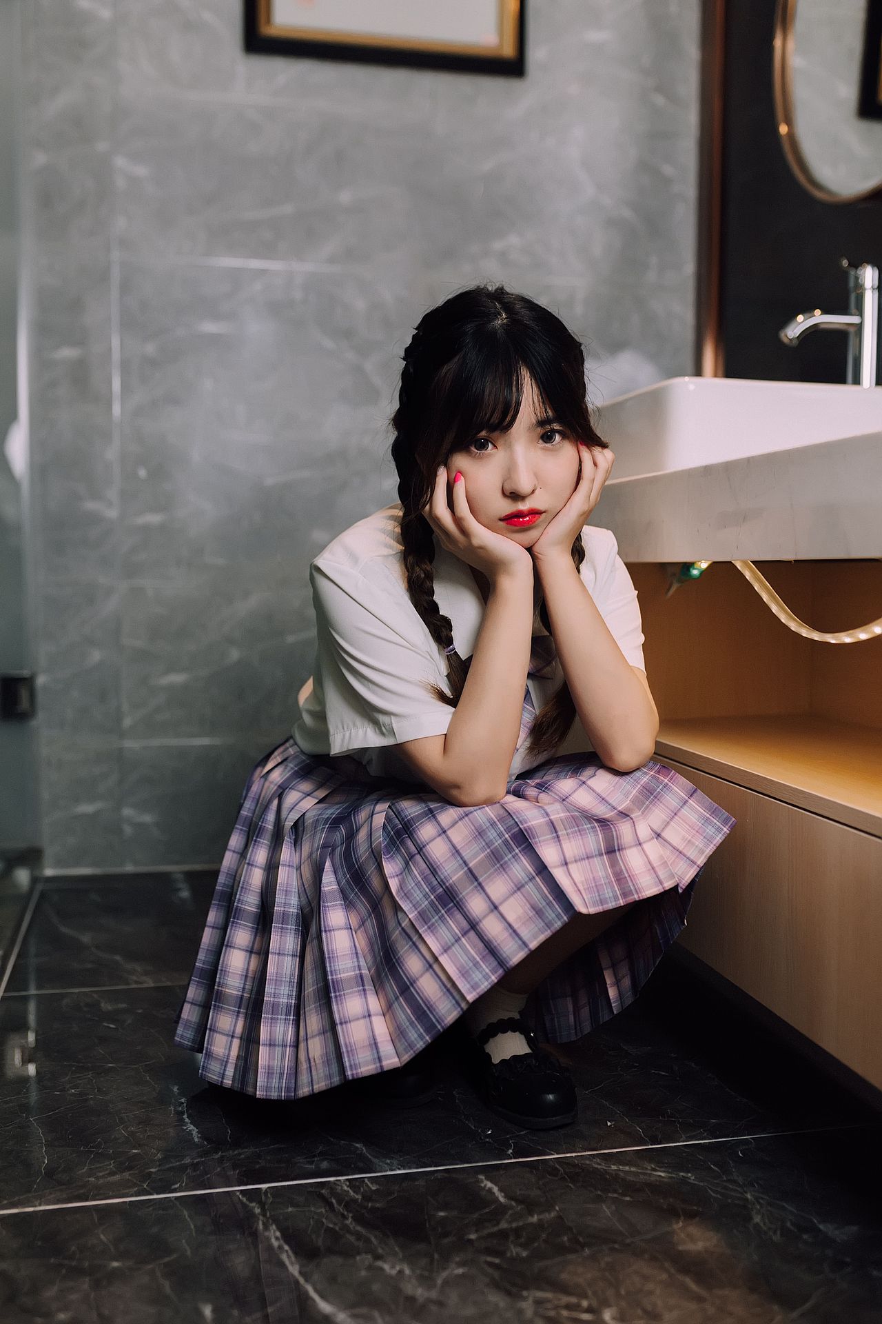 拍完神明少女顺带一组JK制服片